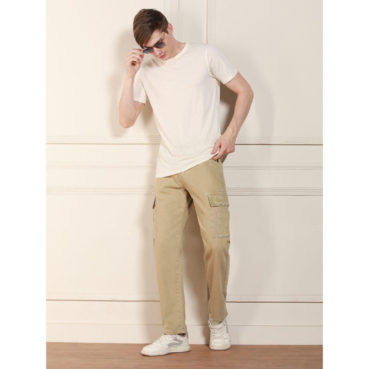 جينز كارجو بقصة مريحة دينيس لينجو × ستايلي-men-clothing-bottoms-jeans-image-5