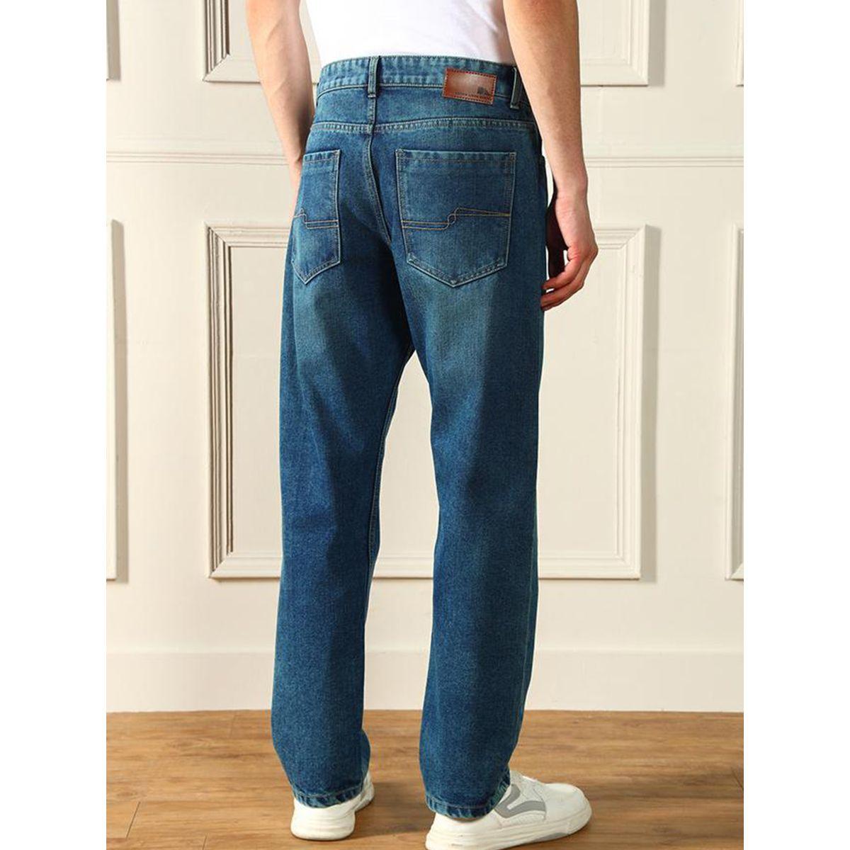 جينز بقصة مريحة وخصر متوسط دينيس لينجو × ستايلي-men-clothing-jeans-image-2