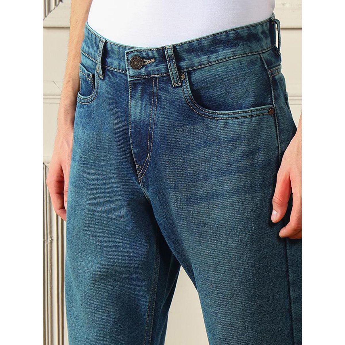 جينز بقصة مريحة وخصر متوسط دينيس لينجو × ستايلي-men-clothing-jeans-image-3