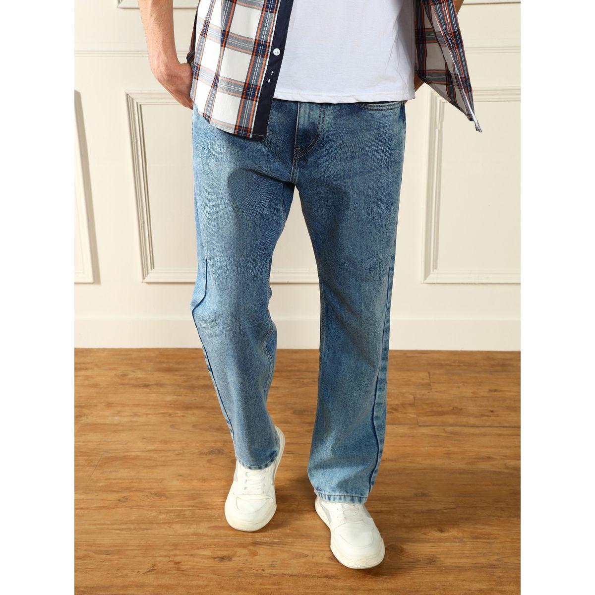 Dennis Lingo X Styli  Mid Rise Faded Relaxed Fit Jeans-men-clothing-bottoms-jeans-image-2