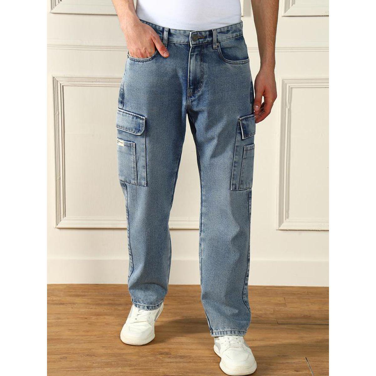 Dennis Lingo X Styli  Mid Rise Relaxed Fit Cargo Pockets Jeans-men-clothing-bottoms-jeans-image-1