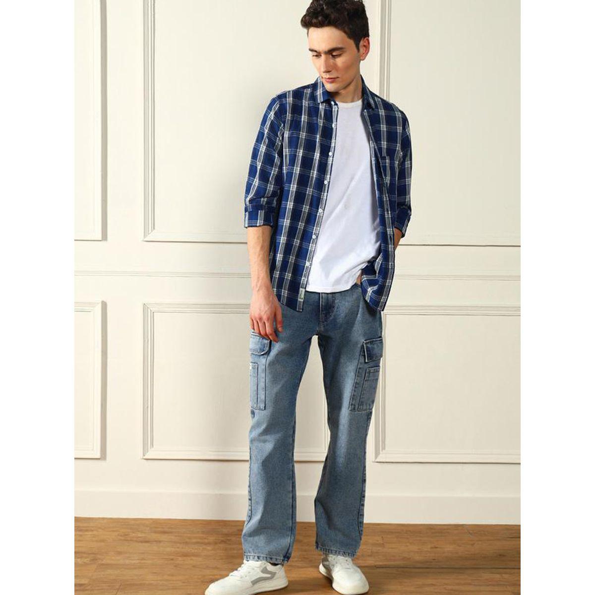 Dennis Lingo X Styli  Mid Rise Relaxed Fit Cargo Pockets Jeans-men-clothing-bottoms-jeans-image-4