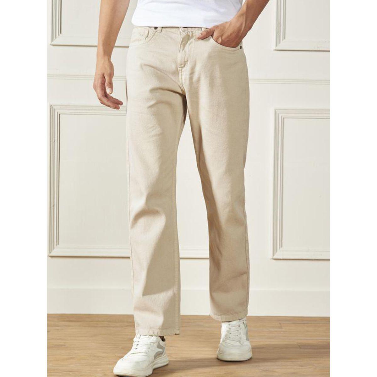 جينز بقصة مريحة وخصر متوسط دينيس لينجو × ستايلي-men-clothing-bottoms-jeans-image-1