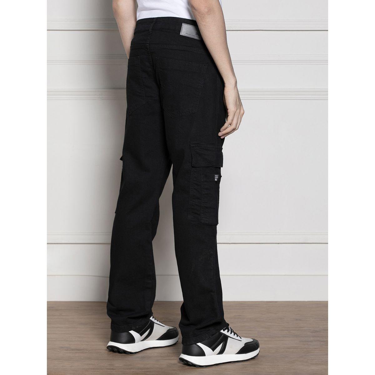 جينز بخصر متوسط وقصة مريحة دينيس لينجو × ستايلي-men-clothing-bottoms-jeans-image-2