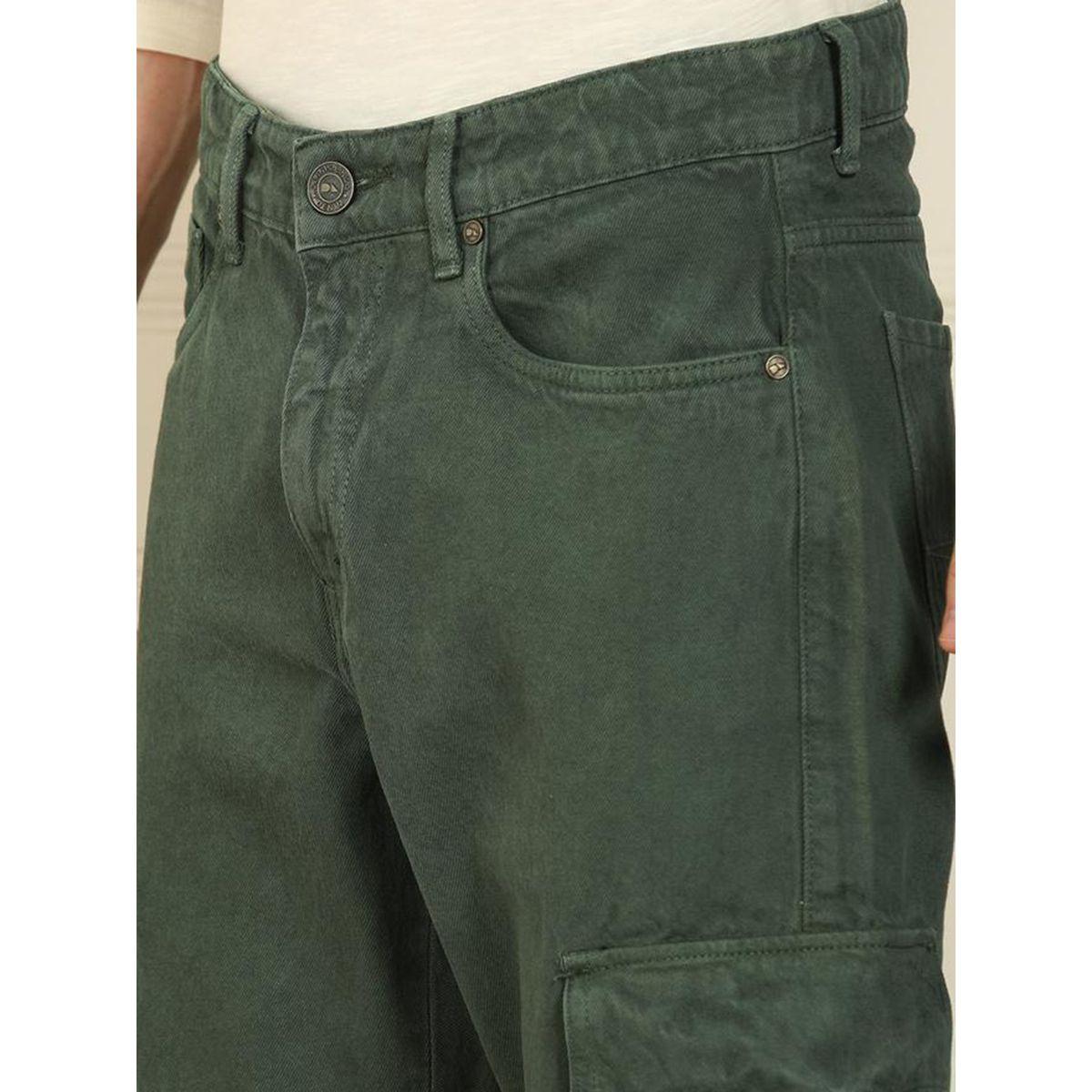 Dennis Lingo X Styli  Mid Rise Relaxed Fit Solid Cargo Jeans-men-clothing-bottoms-jeans-image-3
