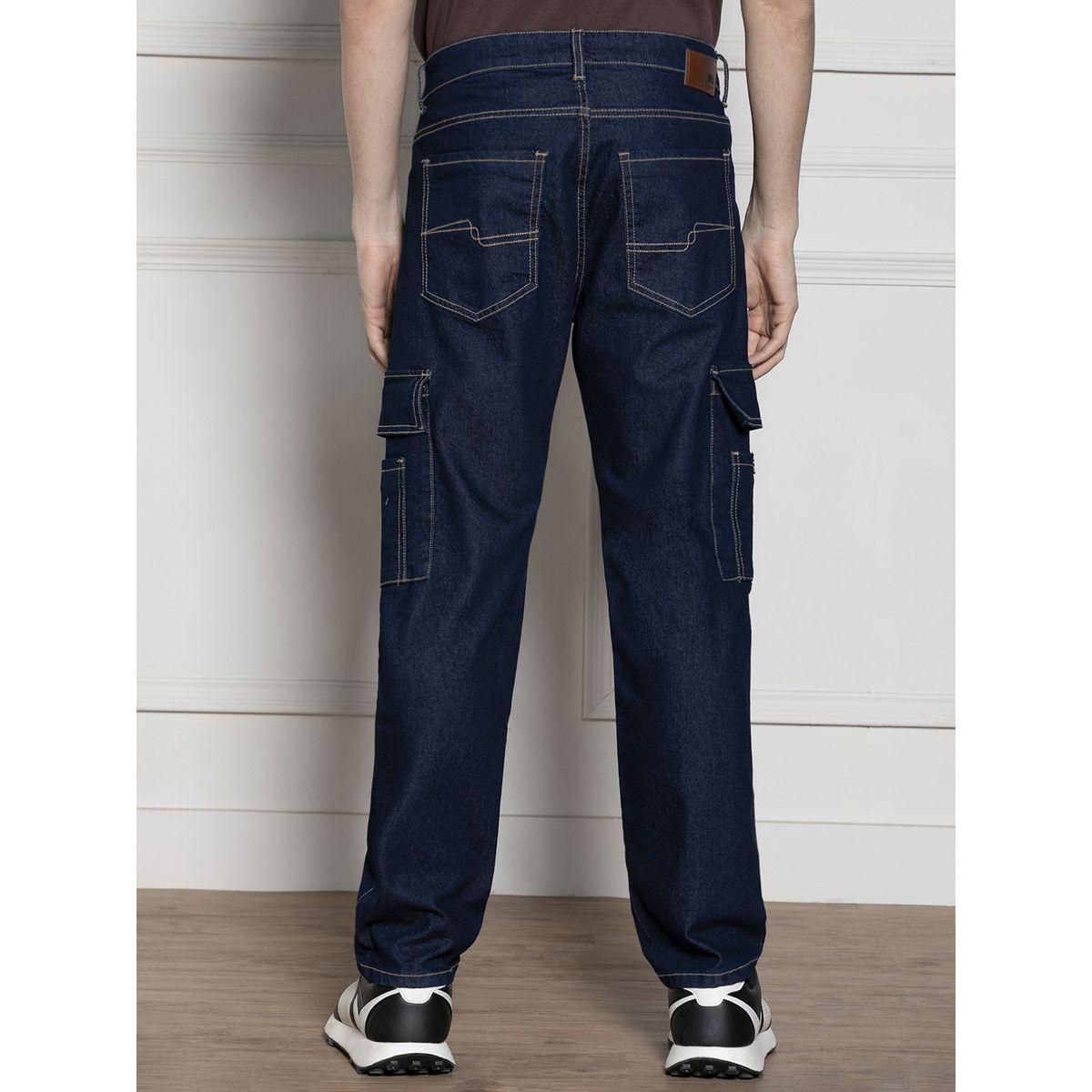 جينز كارجو بقصة مريحة دينيس لينجو × ستايلي-men-clothing-bottoms-jeans-image-4