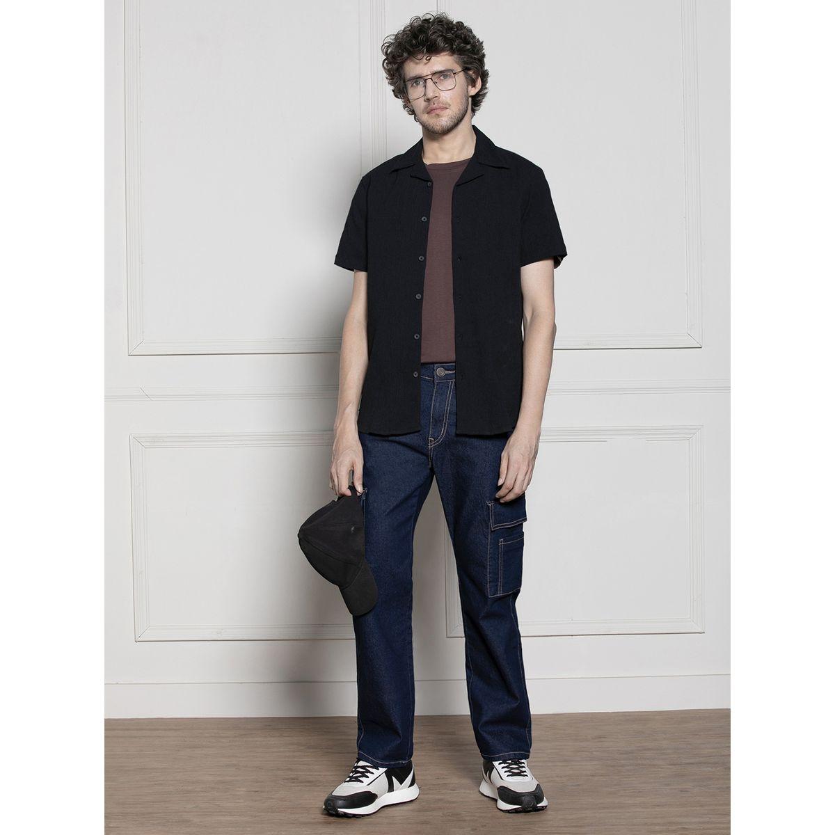 جينز كارجو بقصة مريحة دينيس لينجو × ستايلي-men-clothing-bottoms-jeans-image-6