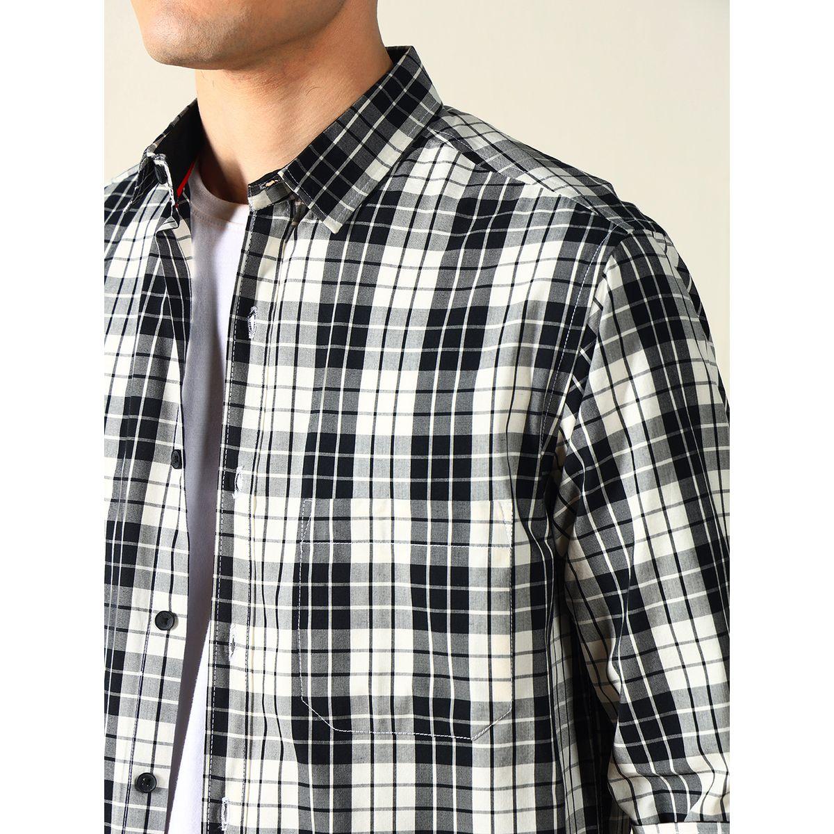 Dennis Lingo X Styli  Checked Long Sleeves Casual Shirt-men-clothing-shirts-image-5