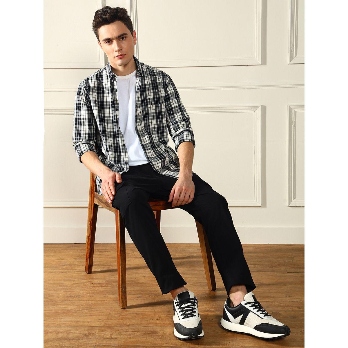 Dennis Lingo X Styli  Checked Long Sleeves Casual Shirt-men-clothing-shirts-image-6