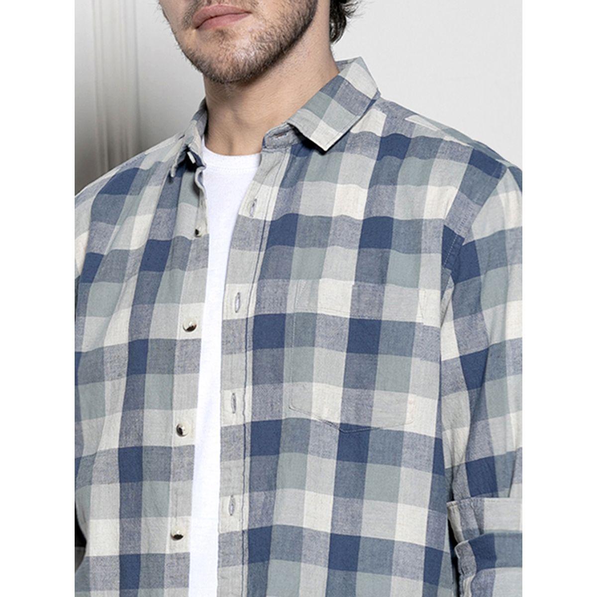 Dennis Lingo X Styli  Tartan Check Casual Cotton Shirt-men-clothing-shirts-image-3