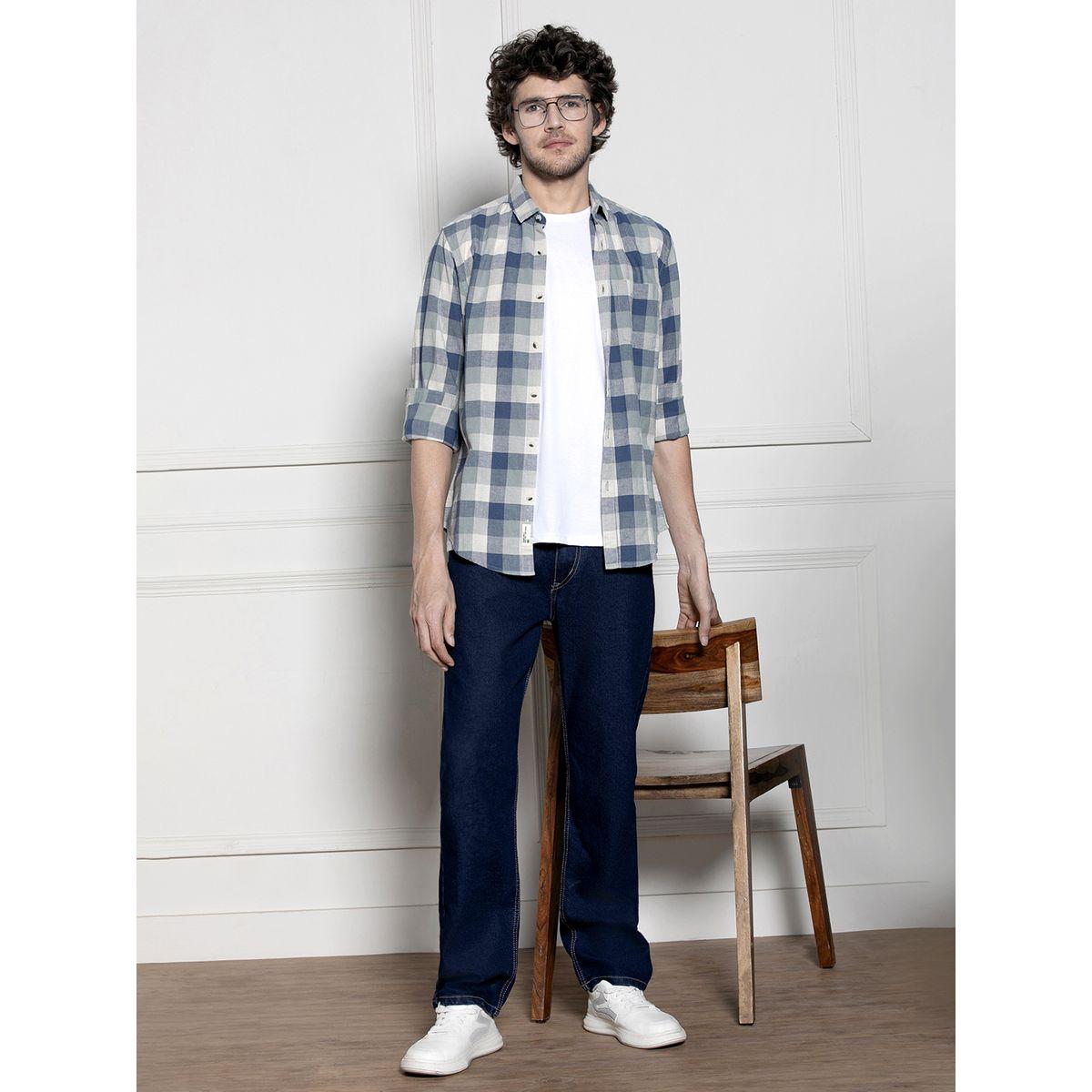Dennis Lingo X Styli  Tartan Check Casual Cotton Shirt-men-clothing-shirts-image-4
