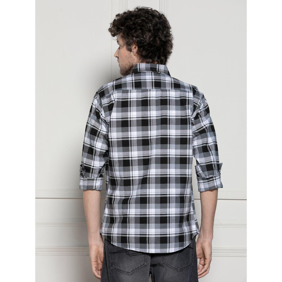 Dennis Lingo X Styli  Checked Print Casual Shirt-men-clothing-shirts-image-4