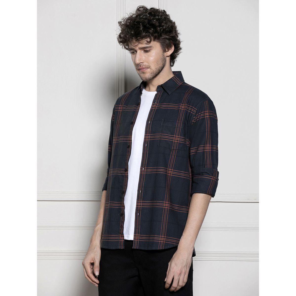 Dennis Lingo X Styli  Checked Print Casual Shirt-men-clothing-shirts-image-3