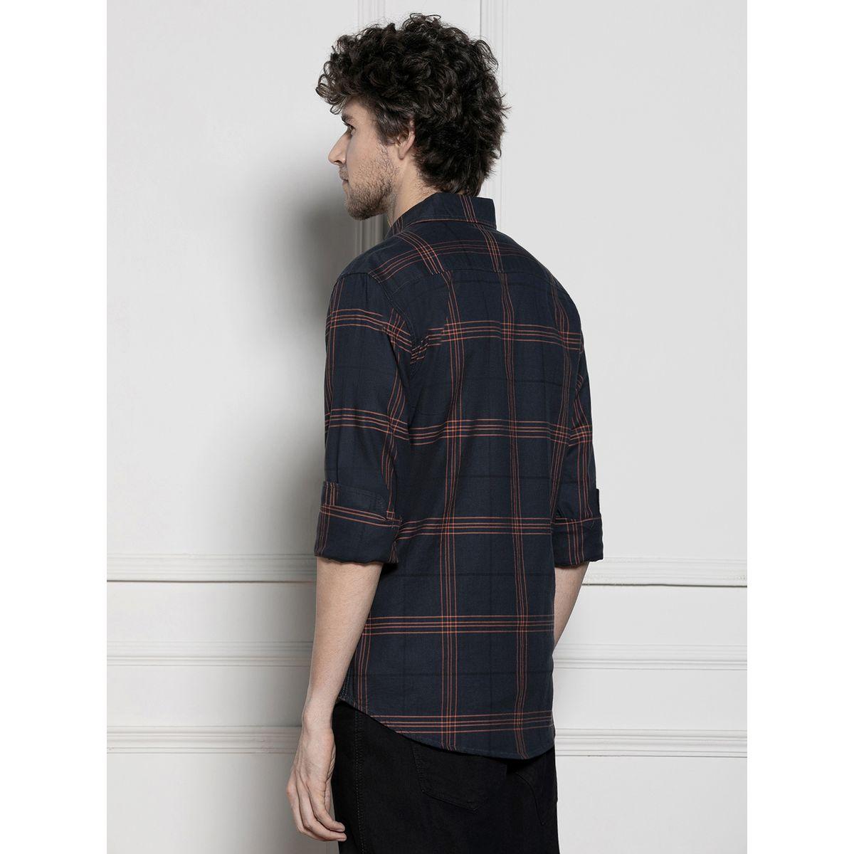 Dennis Lingo X Styli  Checked Print Casual Shirt-men-clothing-shirts-image-4