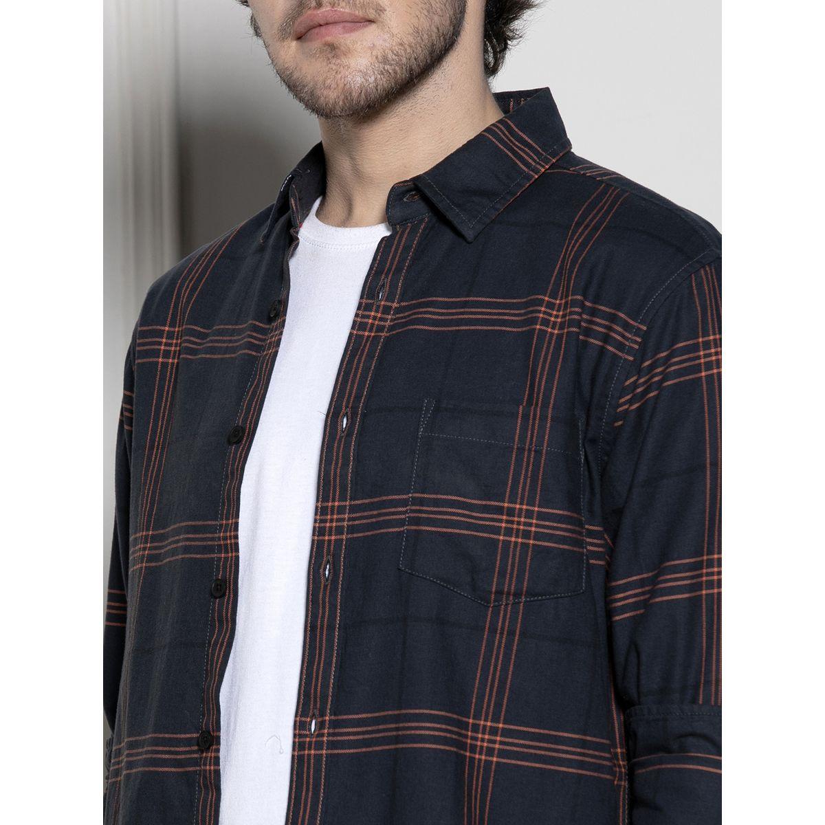 Dennis Lingo X Styli  Checked Print Casual Shirt-men-clothing-shirts-image-5