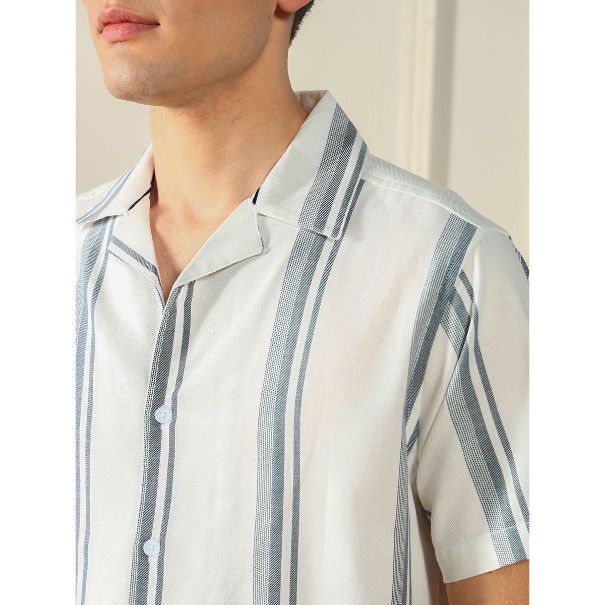 Dennis Lingo X Styli  Striped Casual Shirt with Button Placket-men-clothing-shirts-image-5