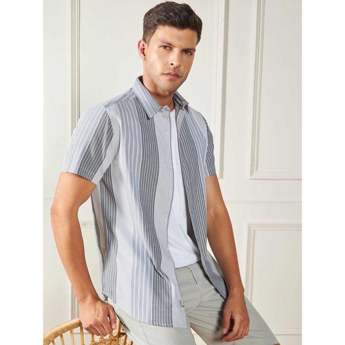 Dennis Lingo X Styli  Cotton Striped Casual Shirt-men-clothing-shirts-image-1