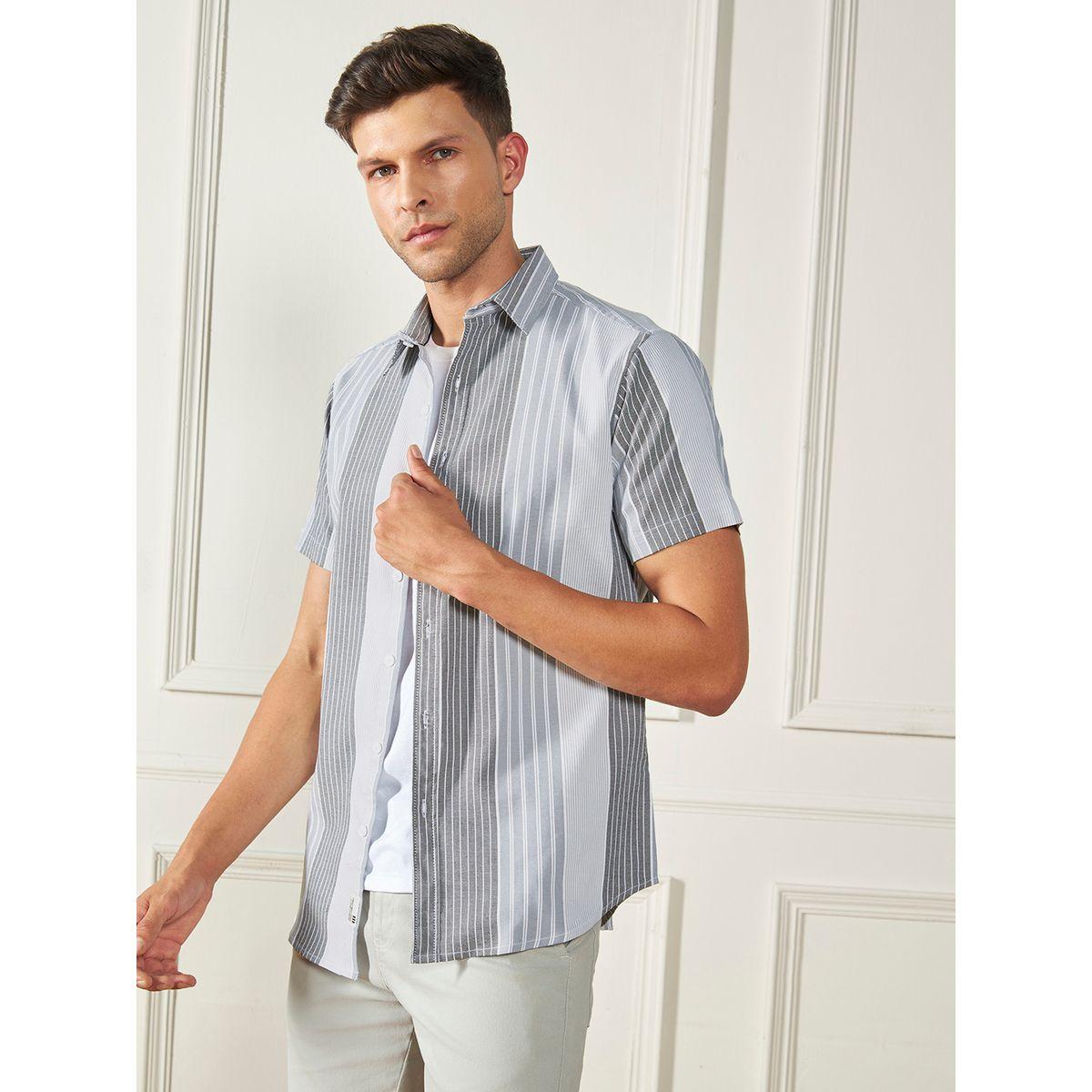 Dennis Lingo X Styli  Cotton Striped Casual Shirt-men-clothing-shirts-image-3