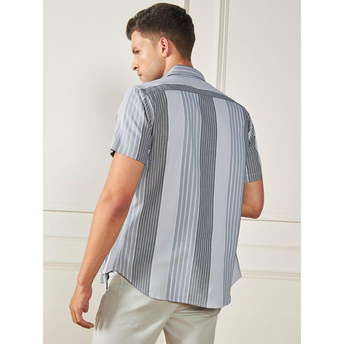 Dennis Lingo X Styli  Cotton Striped Casual Shirt-men-clothing-shirts-image-4