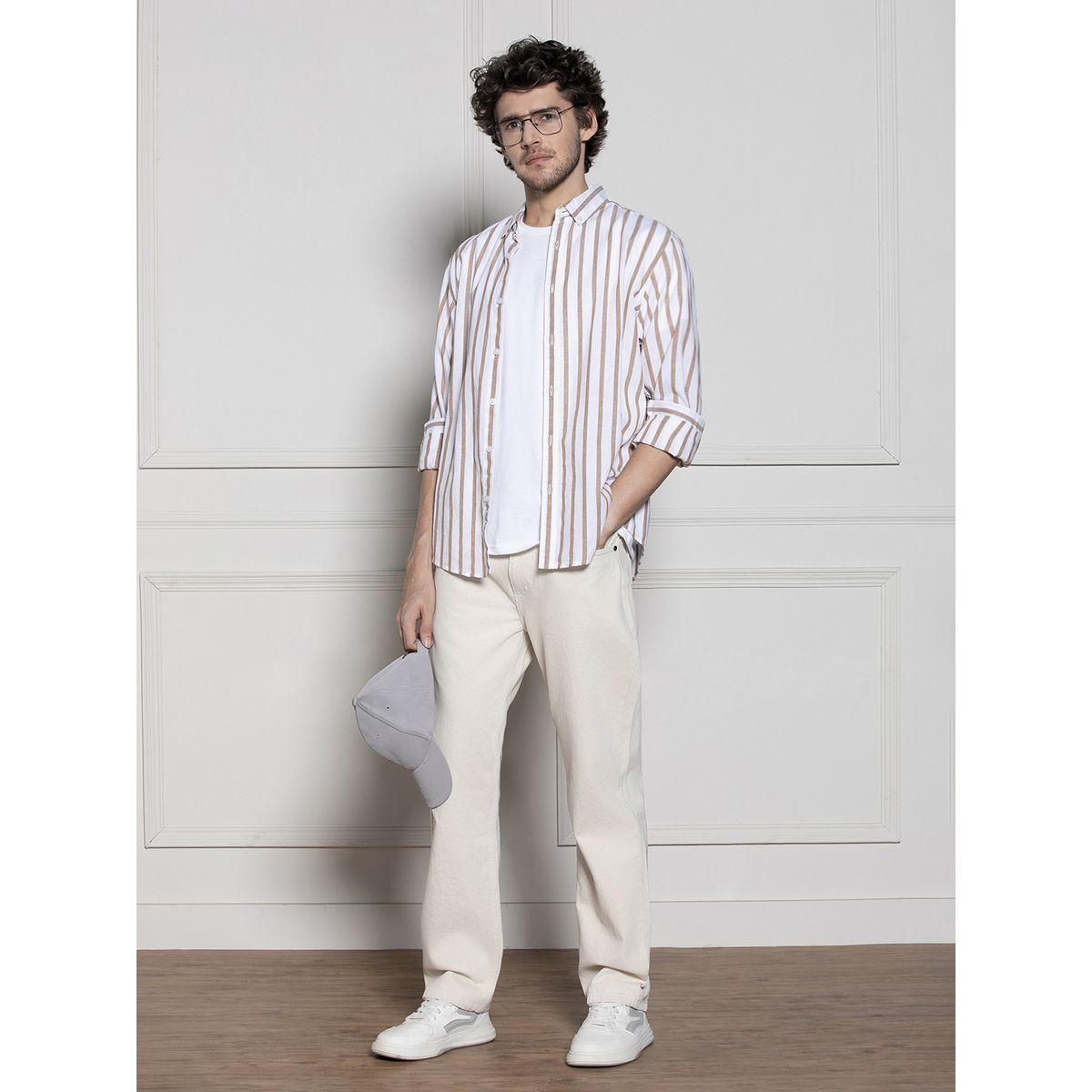 Dennis Lingo X Styli  Striped Cotton Casual Shirt-men-clothing-shirts-image-4