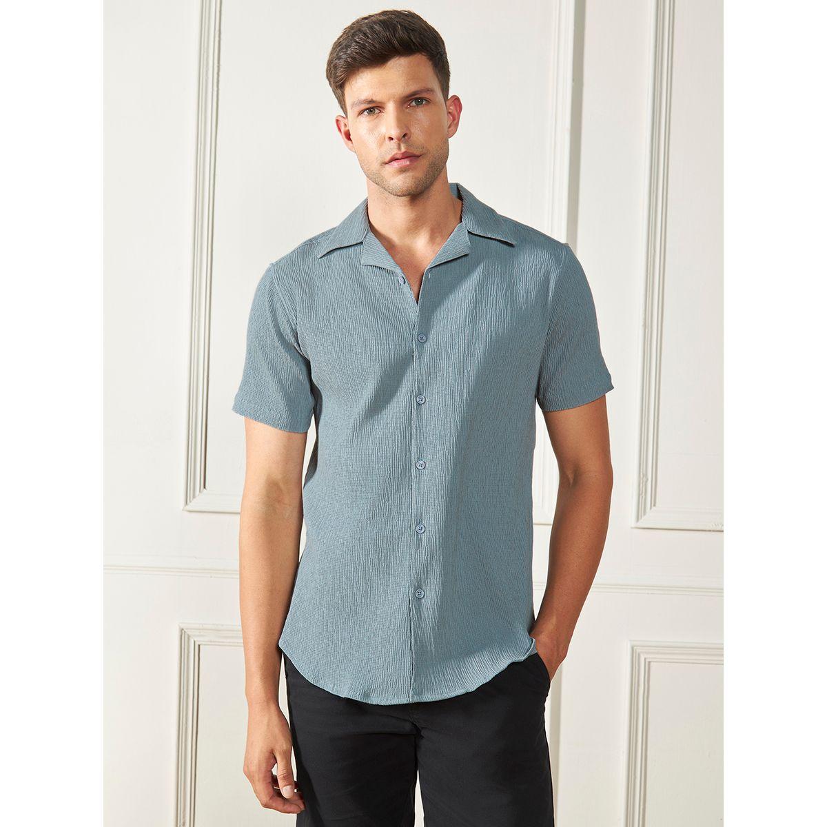 Dennis Lingo X Styli  Regular Fit Textured Casual Shirt-men-clothing-shirts-image-2