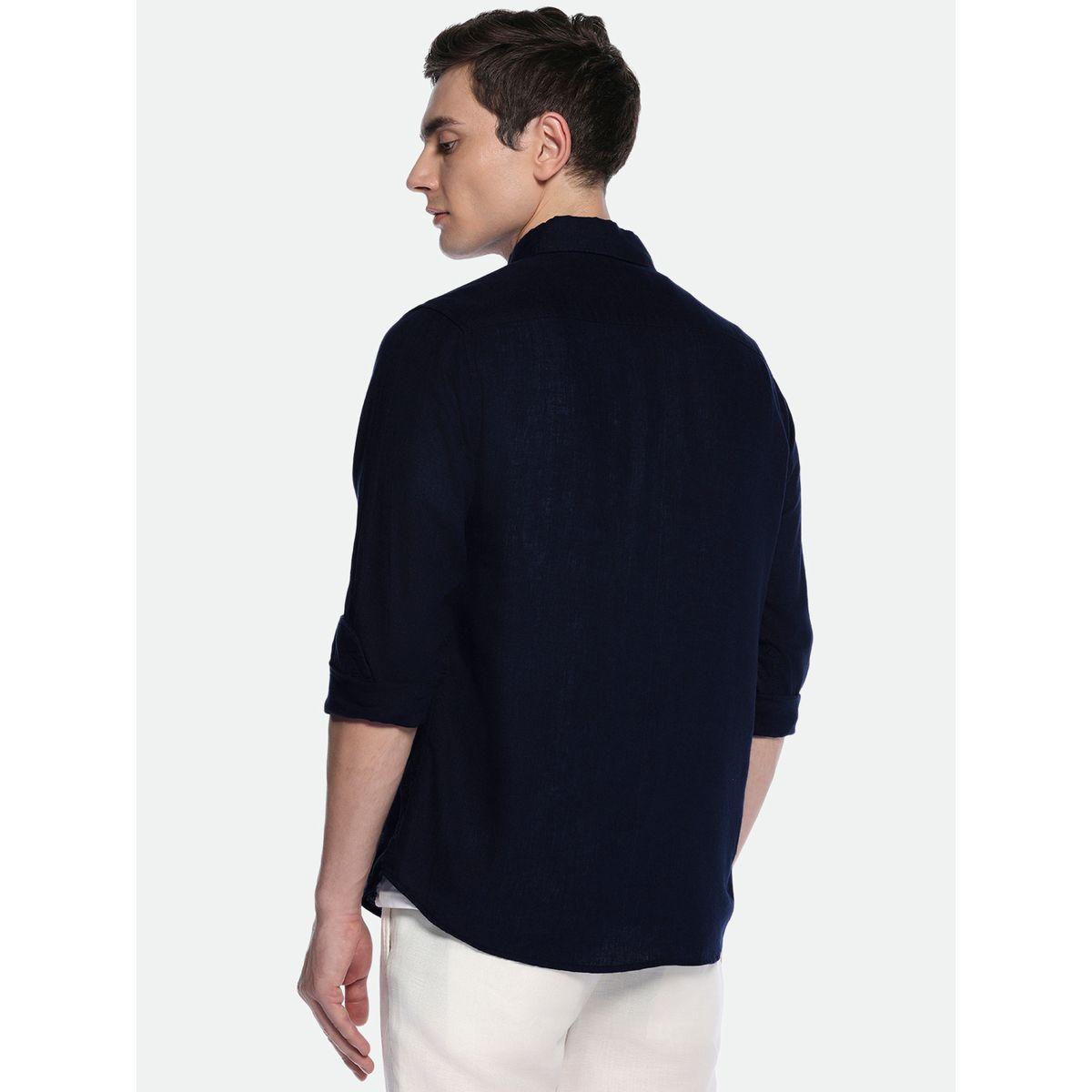 Dennis Lingo X Styli  Regular Fit Casual Shirt with Flap Pockets-men-clothing-shirts-image-2