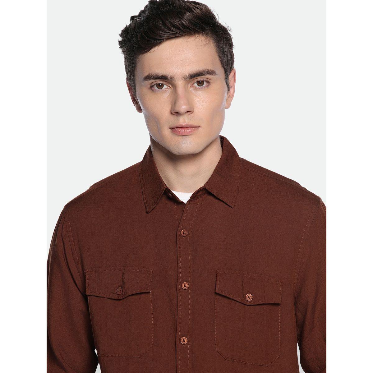 Dennis Lingo X Styli  Regular Fit Casual Shirt with Flap Pockets-men-clothing-shirts-image-3