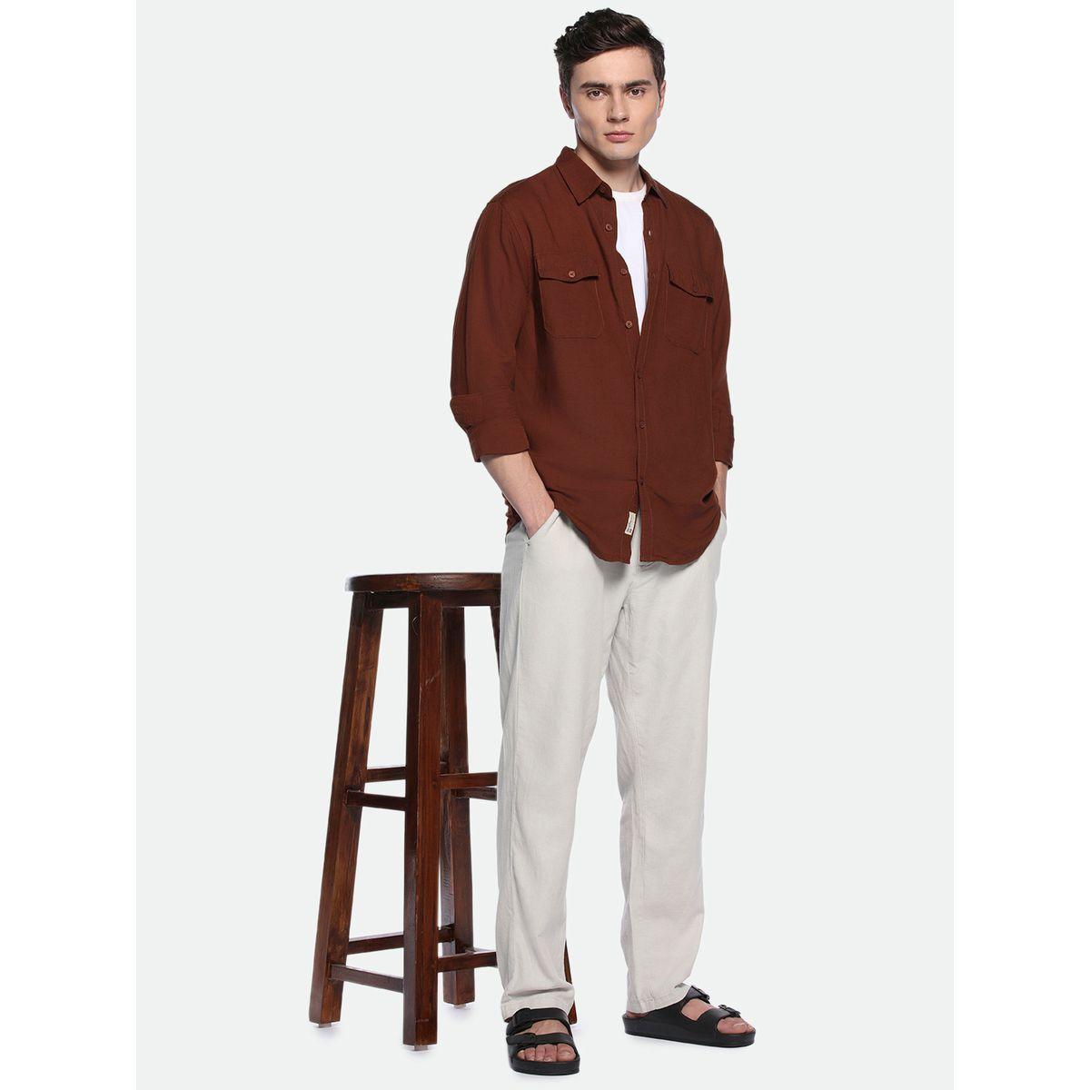 Dennis Lingo X Styli  Regular Fit Casual Shirt with Flap Pockets-men-clothing-shirts-image-4