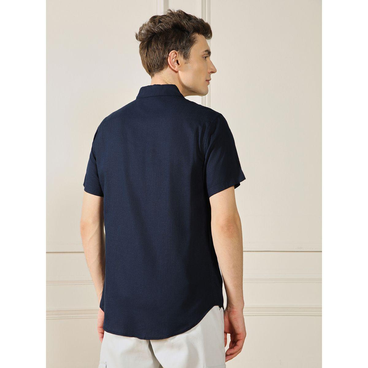 قميص كاجوال بياقة سبريد وقصة عادية دينيس لينجو × ستايلي-men-clothing-shirts-image-2