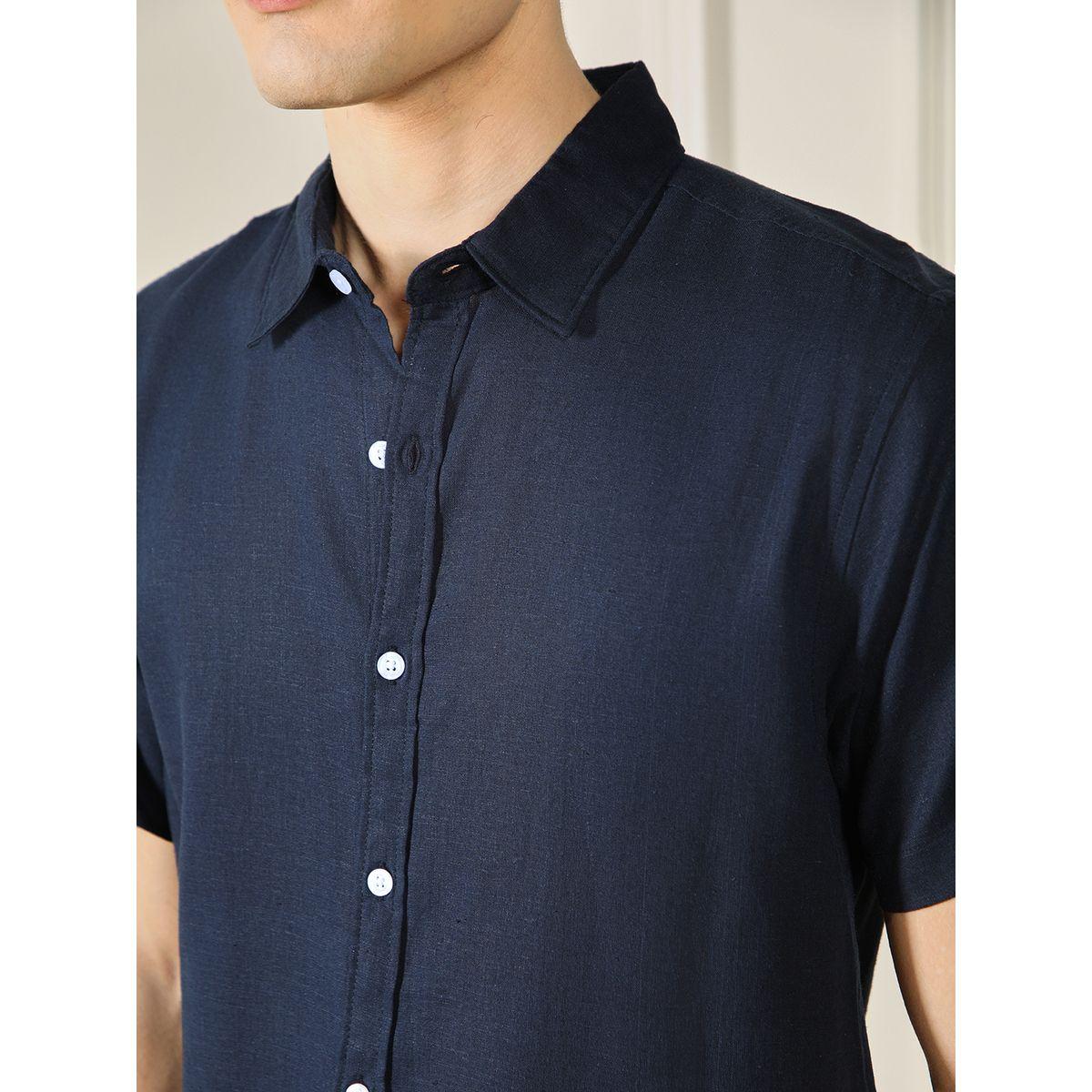 قميص كاجوال بياقة سبريد وقصة عادية دينيس لينجو × ستايلي-men-clothing-shirts-image-3