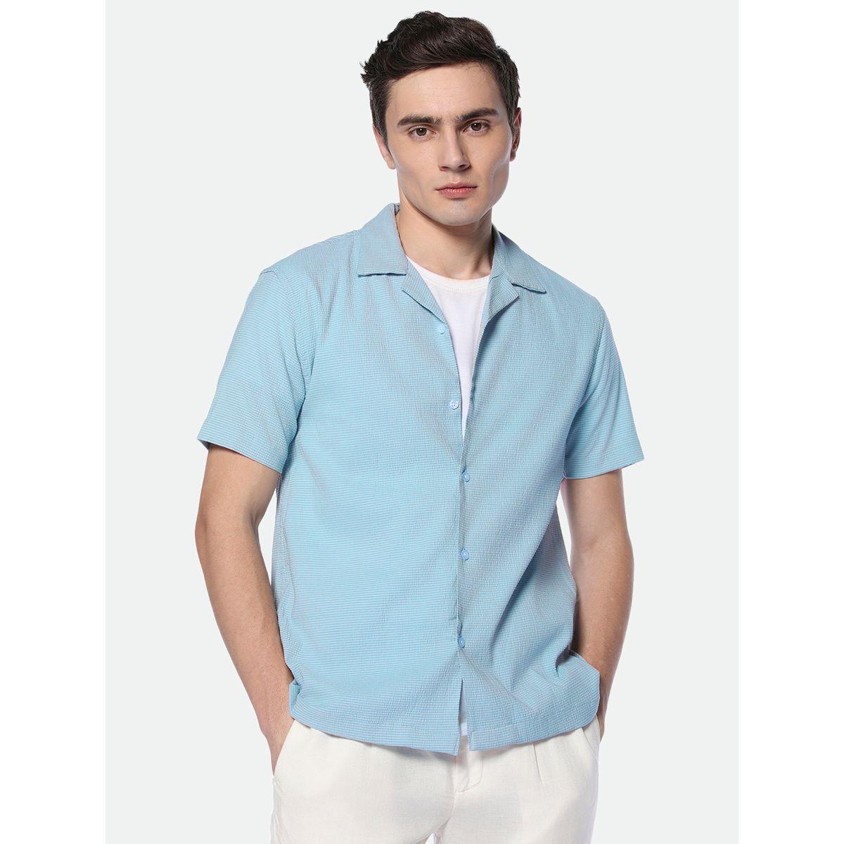 Dennis Lingo X Styli  Textured Casual Shirt with Buttons-men-clothing-shirts-image-1