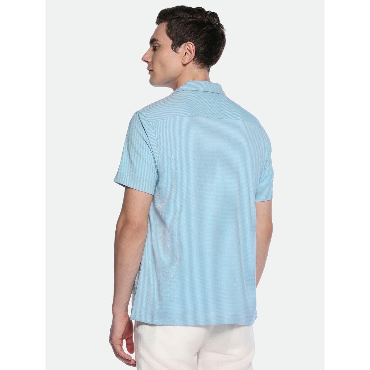 Dennis Lingo X Styli  Textured Casual Shirt with Buttons-men-clothing-shirts-image-4