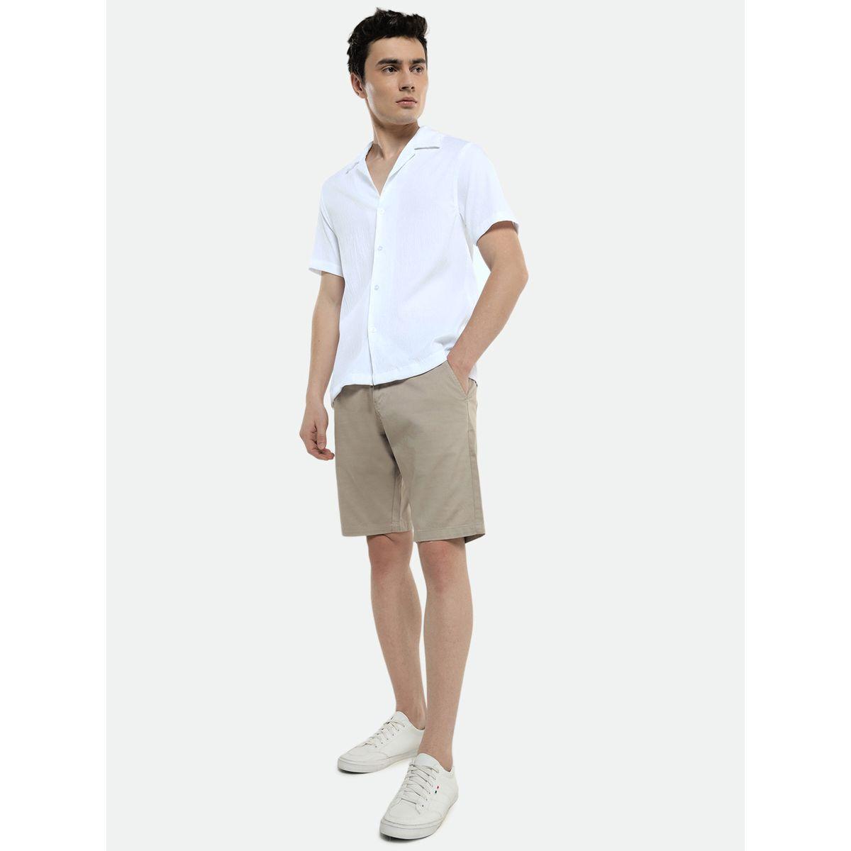 قميص كاجوال بتفاصيل بارزة الملمس مع ازرار دينيس لينجو × ستايلي-men-clothing-shirts-image-7