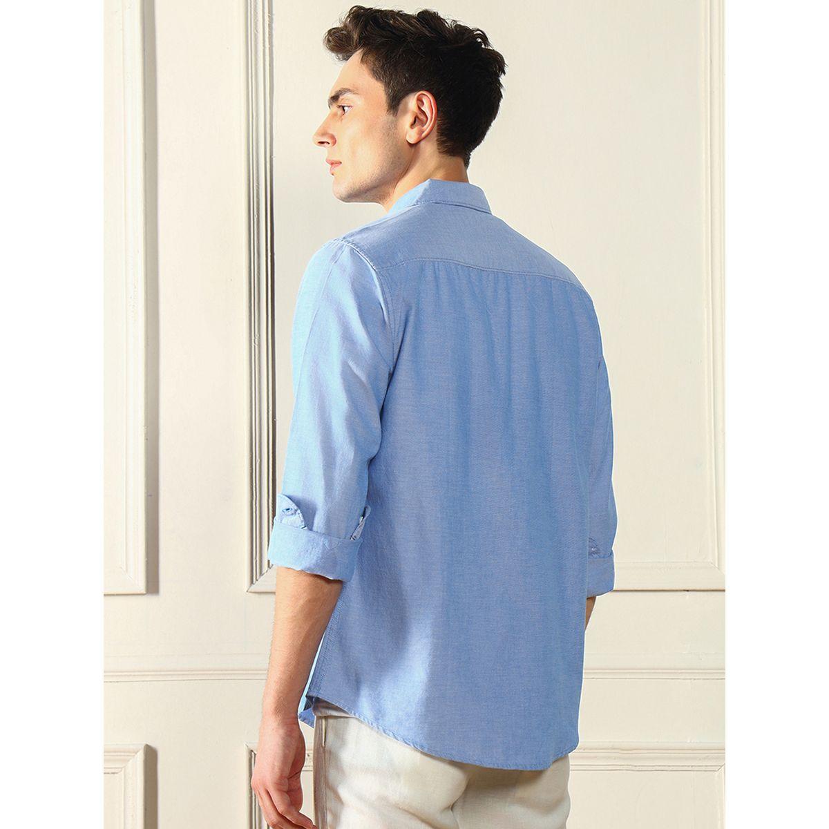 Dennis Lingo X Styli  Button Down Collar Regular Fit Casual Shirt-men-clothing-shirts-image-2