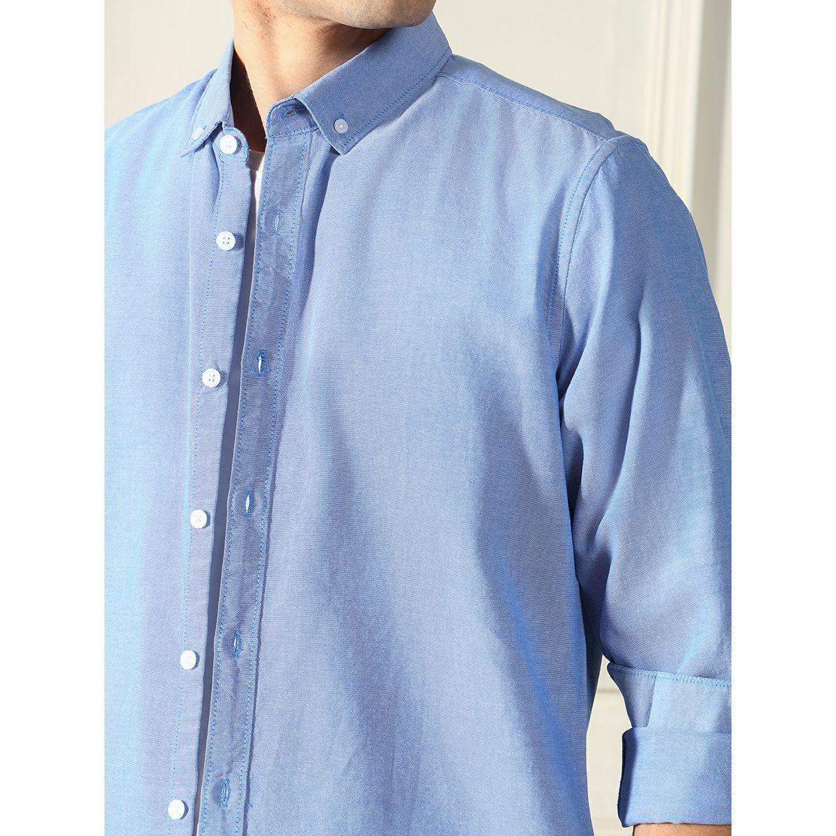 Dennis Lingo X Styli  Button Down Collar Regular Fit Casual Shirt-men-clothing-shirts-image-3