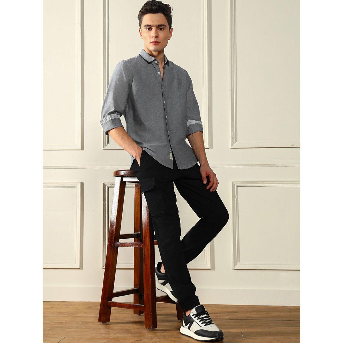 Dennis Lingo X Styli  Slim Collar Regular Fit Casual Shirt-men-clothing-shirts-image-4