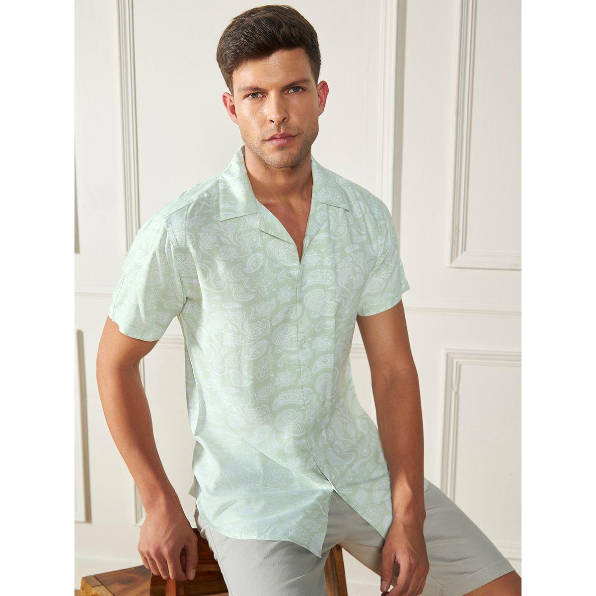 Dennis Lingo X Styli  Paisley Print Casual Shirt with Button Placket-men-clothing-shirts-image-1
