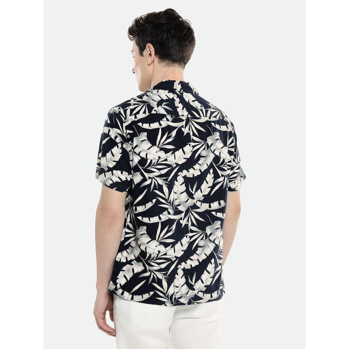 قميص بقصة عادية وياقة كوبان دينيس لينجو × ستايلي-men-clothing-shirts-image-2