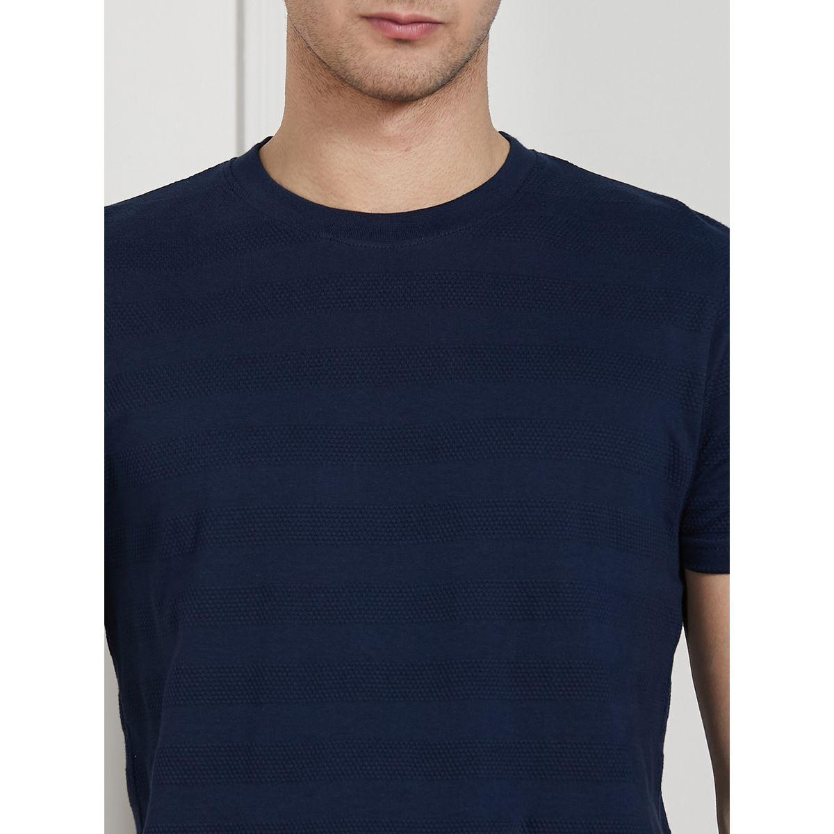 Dennis Lingo X Styli  Regular Fit Textured Round Neck T-Shirt-men-clothing-tshirtsandpolos-tshirts-image-5