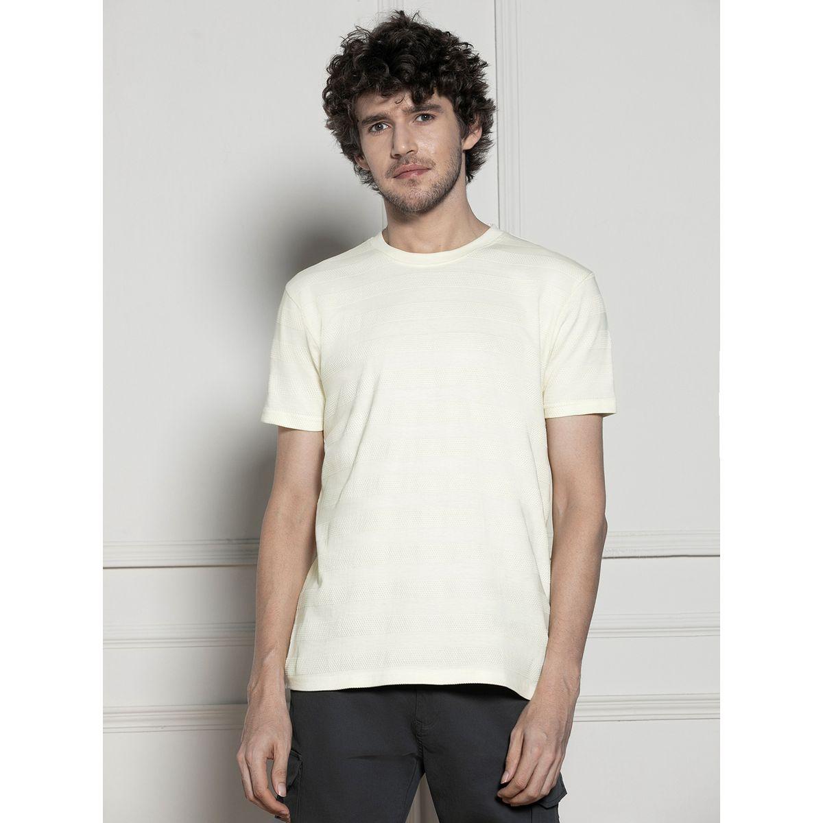 Dennis Lingo X Styli  Regular Fit Textured Round Neck T-Shirt-men-clothing-tshirtsandpolos-tshirts-image-2