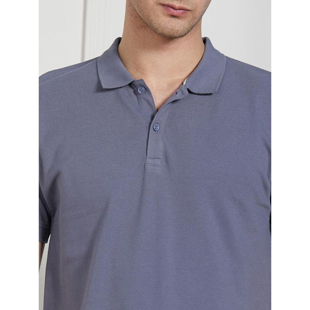 تيشيرت سادة بياقة بولو وقصة عادية دينيس لينجو × ستايلي-men-clothing-tshirtsandpolos-tshirts-image-2