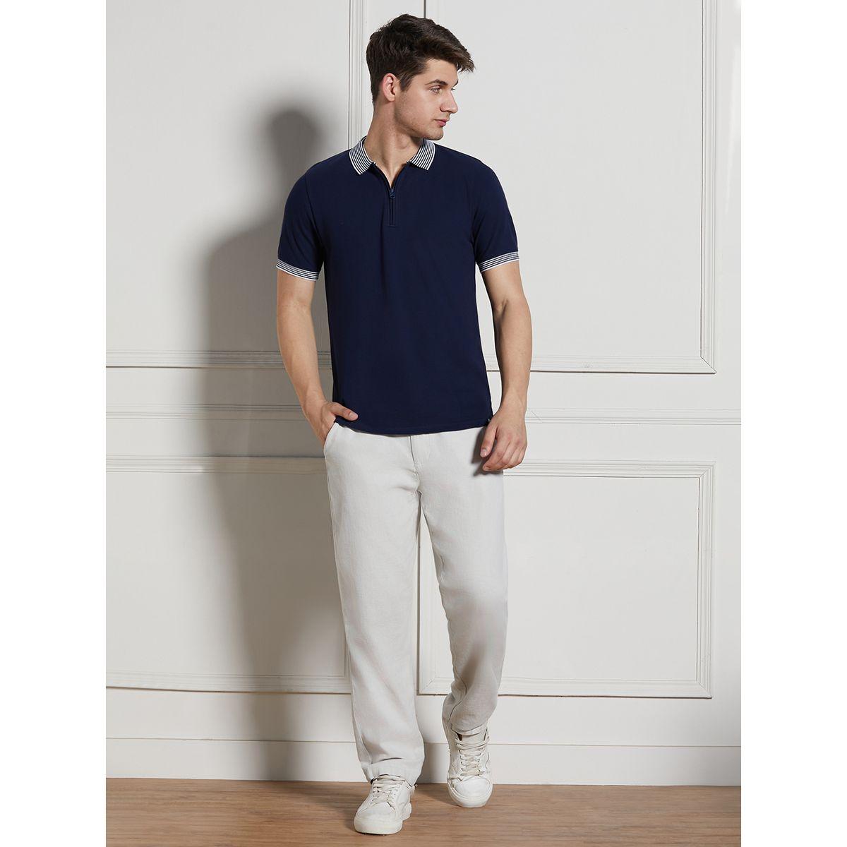 Dennis Lingo X Styli  Regular Fit Casual Polo with Half-Zip Placket-men-clothing-tshirtsandpolos-tshirts-image-4