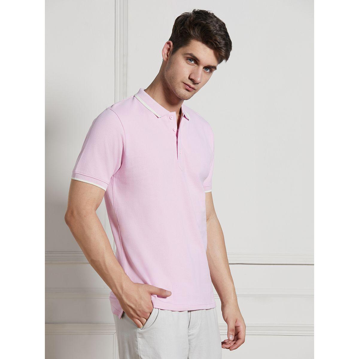 تيشيرت بولو بقصة عادية وتفاصيل مُتباينة دينيس لينجو × ستايلي-men-clothing-tshirtsandpolos-polos-image-2