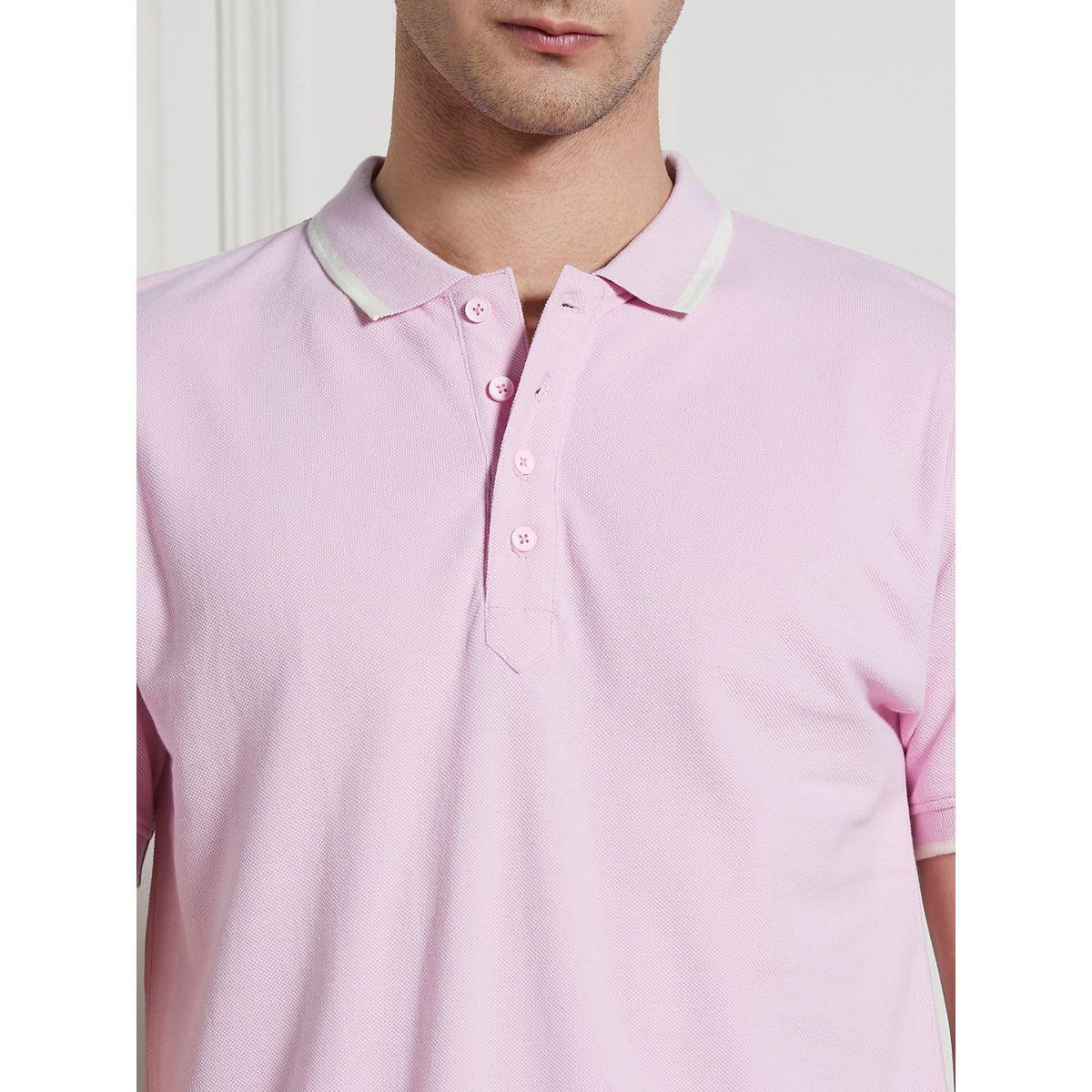 تيشيرت بولو بقصة عادية وتفاصيل مُتباينة دينيس لينجو × ستايلي-men-clothing-tshirtsandpolos-polos-image-4
