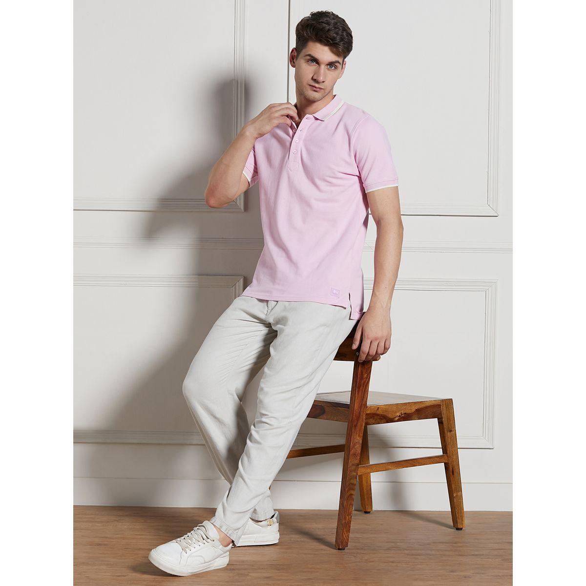 تيشيرت بولو بقصة عادية وتفاصيل مُتباينة دينيس لينجو × ستايلي-men-clothing-tshirtsandpolos-polos-image-5