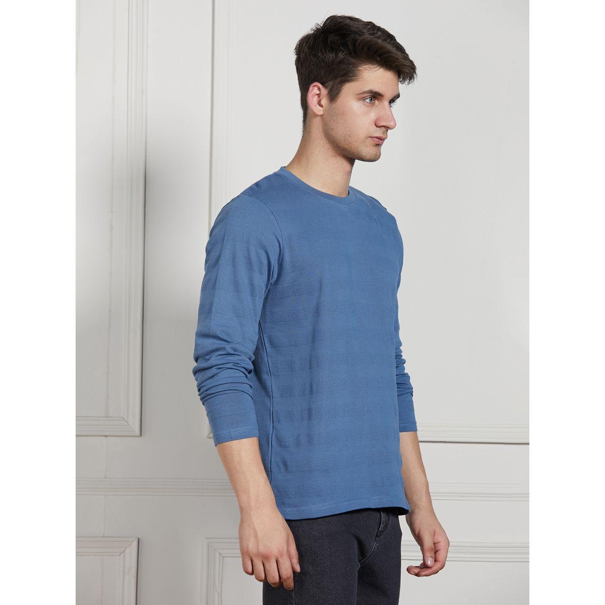 Dennis Lingo X Styli  Regular Fit Textured Round Neck T-Shirt-men-clothing-tshirtsandpolos-tshirts-image-2