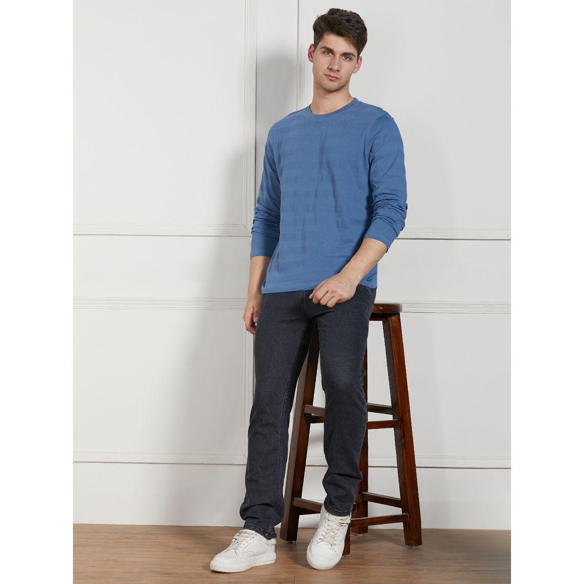 Dennis Lingo X Styli  Regular Fit Textured Round Neck T-Shirt-men-clothing-tshirtsandpolos-tshirts-image-5