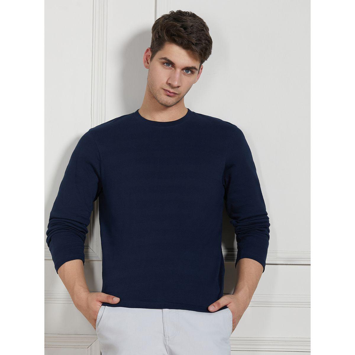 Dennis Lingo X Styli  Regular Fit Textured Round Neck T-Shirt-men-clothing-tshirtsandpolos-tshirts-image-1