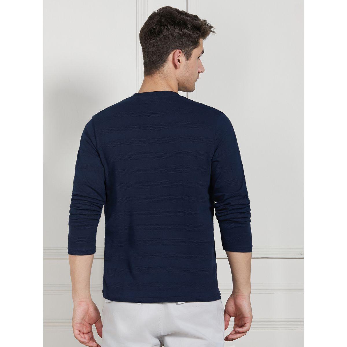 Dennis Lingo X Styli  Regular Fit Textured Round Neck T-Shirt-men-clothing-tshirtsandpolos-tshirts-image-3