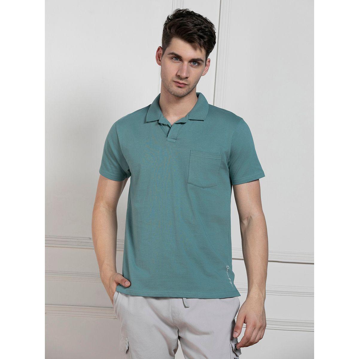Dennis Lingo X Styli  Regular Fit Solid Polo with Patch Pocket-men-clothing-tshirtsandpolos-polos-image-2